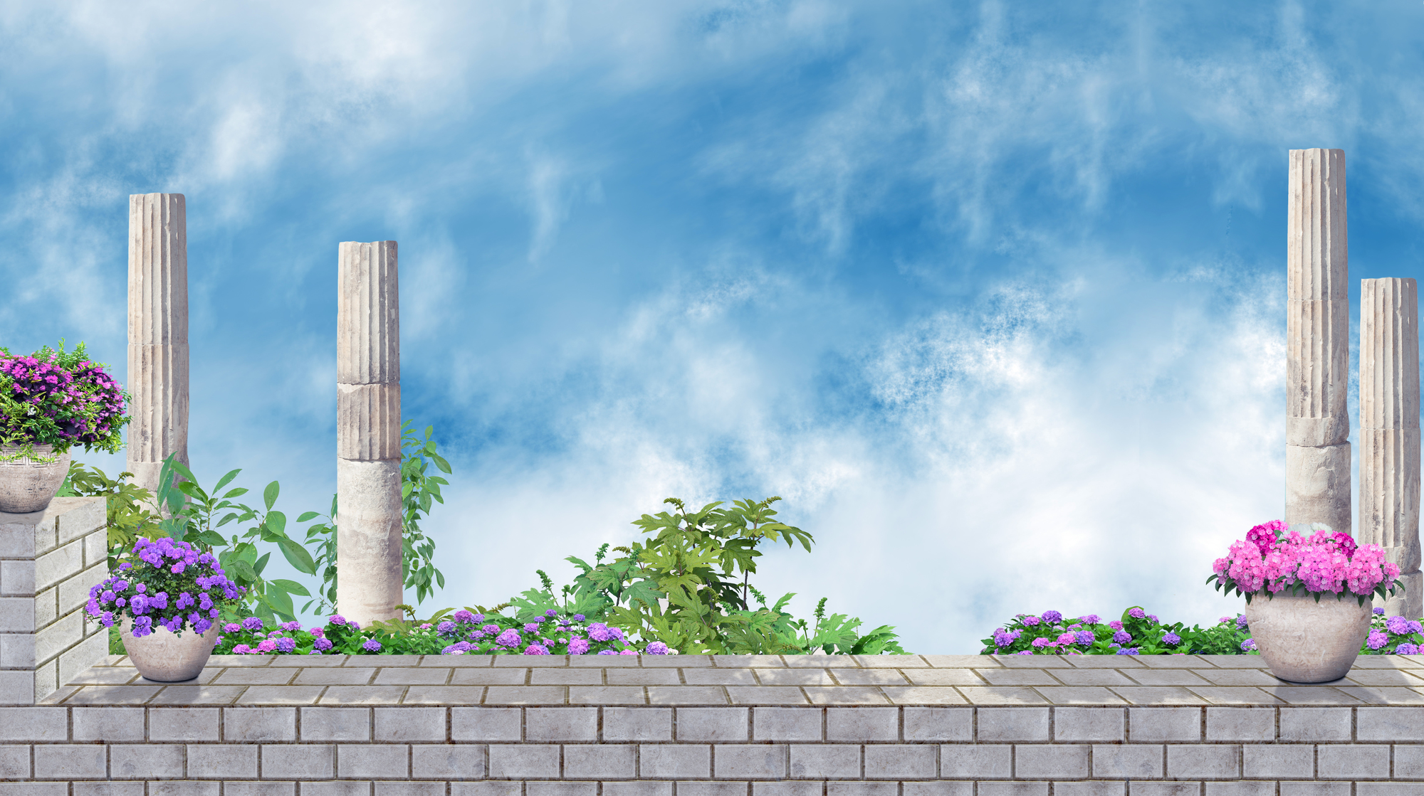 

Фотообои Фрески 'Колоны' (4048) , Живопись