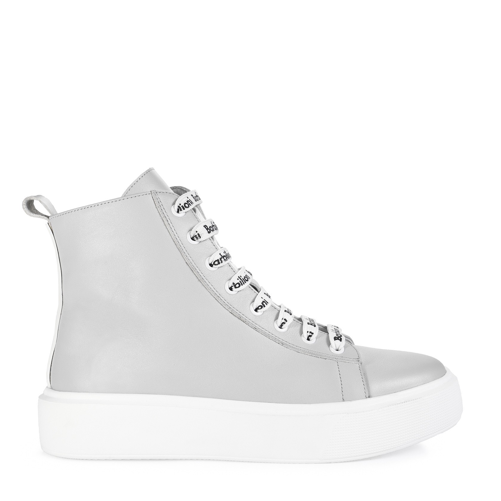 

Женские кожаные кеды Barbilioni Daisy 40 серые B.12-032-12D-09Z-16/16