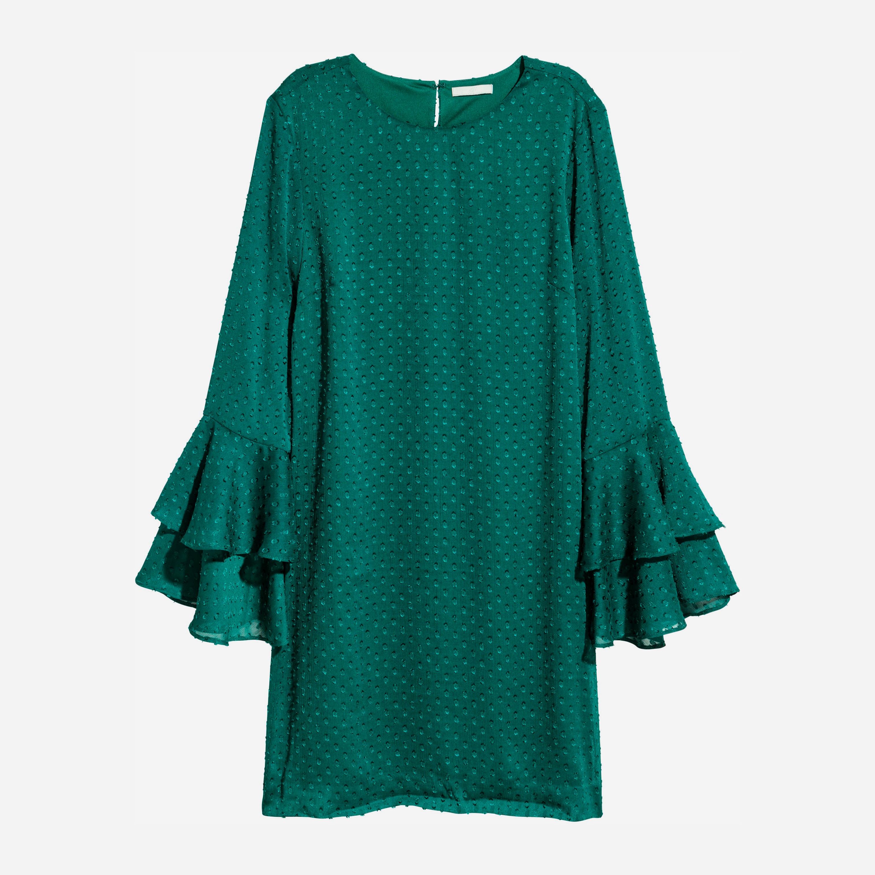 

Платье H&M 5461506 32 Темно-зеленое