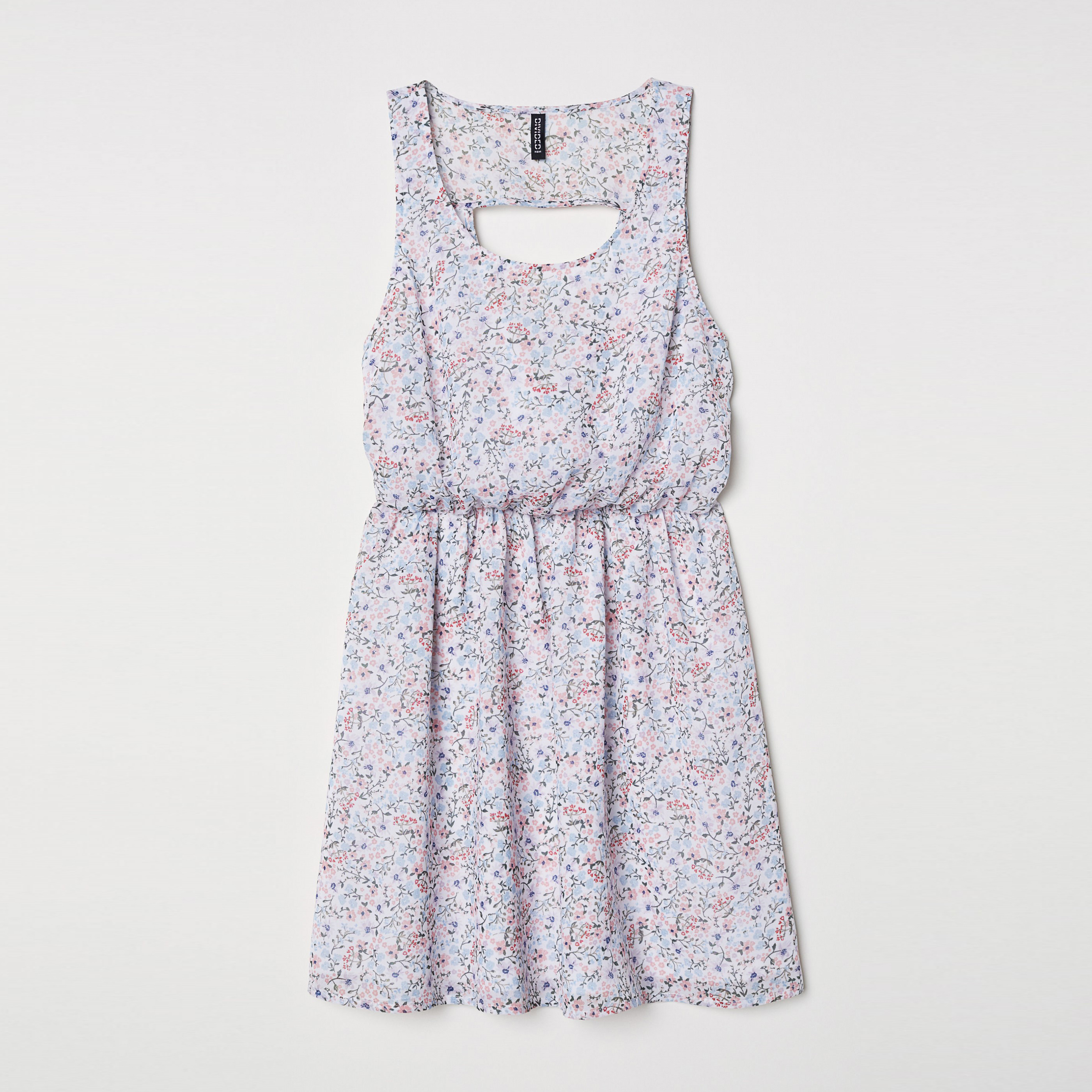 

Платье H&M 6296927 42 Белое в цветочки