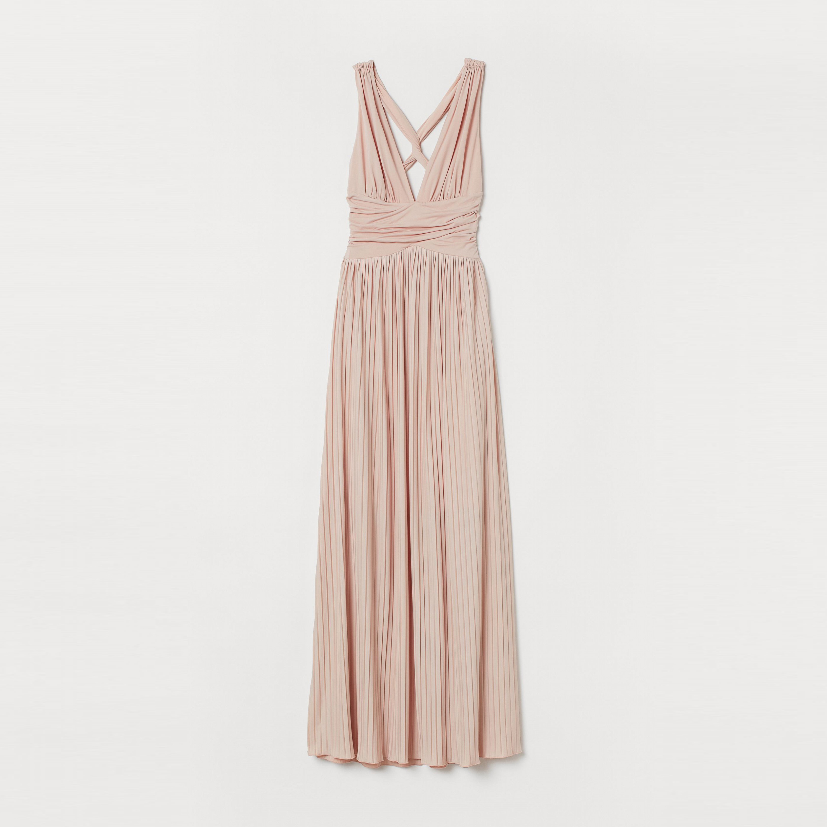 

Платье H&M 7180860 38 Бежевая пудра