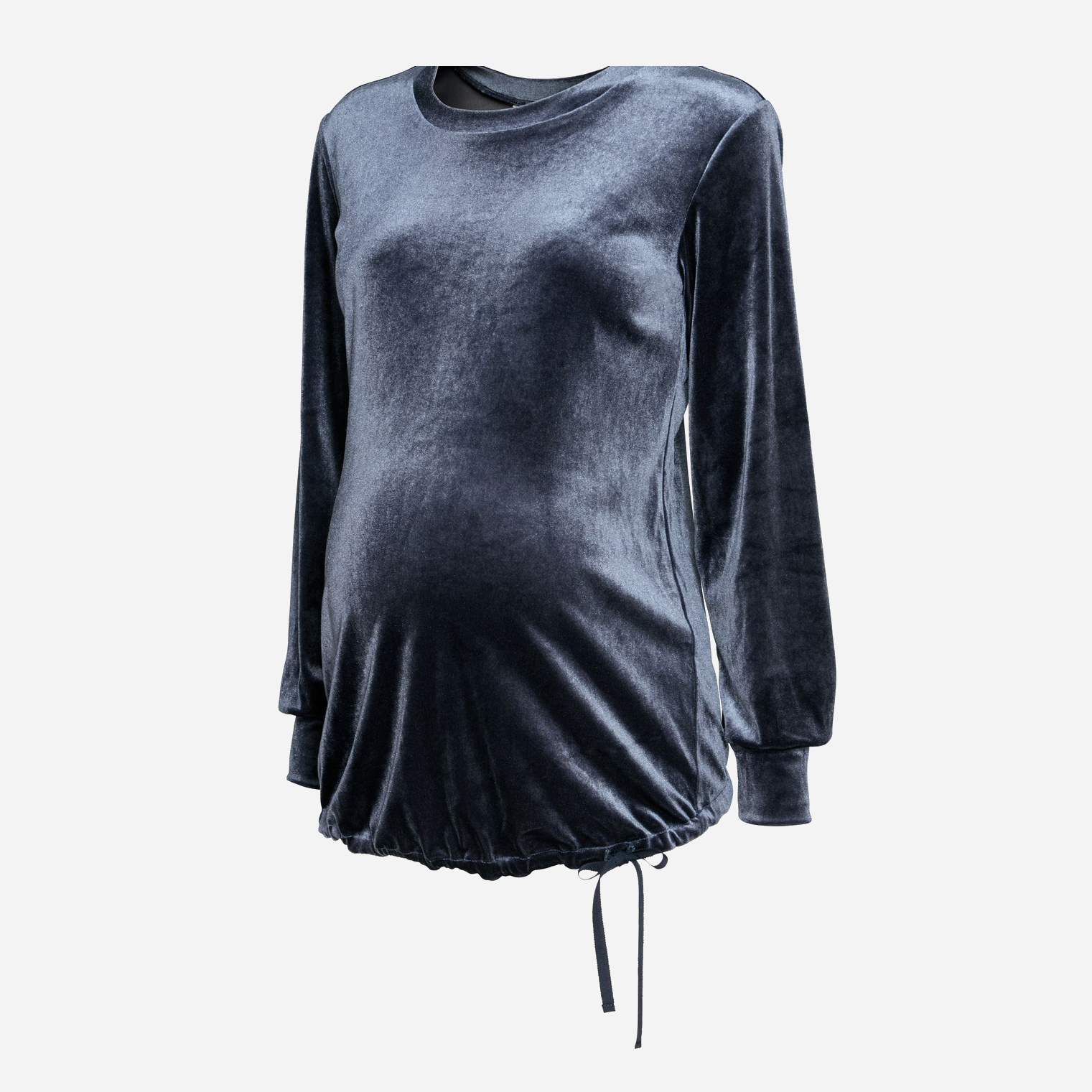 

Свитшот для беременных H&M 0547594_велюр L Серый с синим