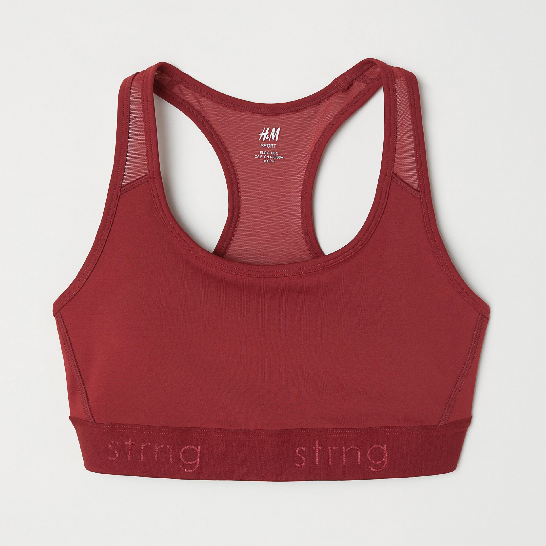 

Спортивный топ H&M 5680607 M Терракотовый