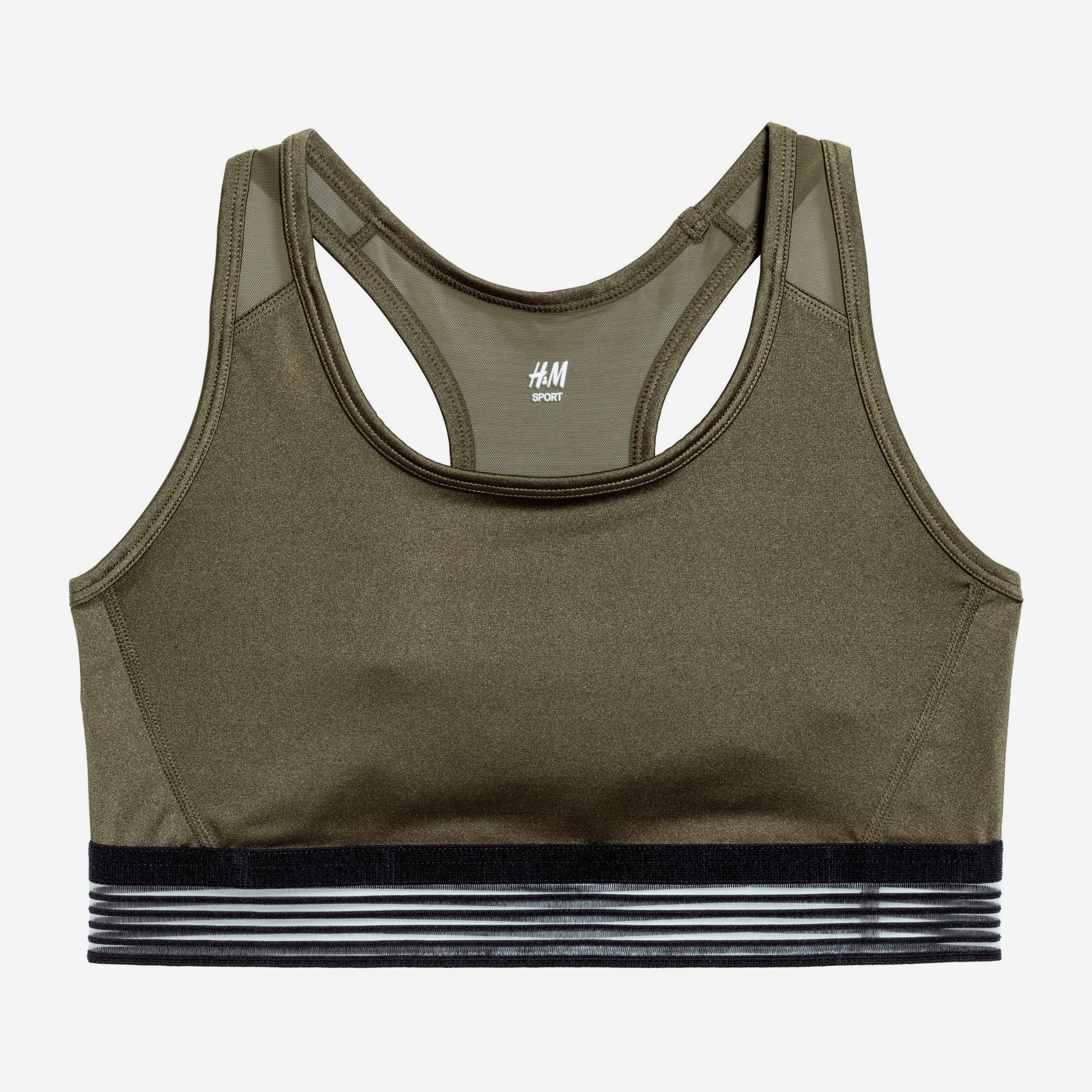 

Спортивный топ H&M 5731497 L Темно-зеленый хаки