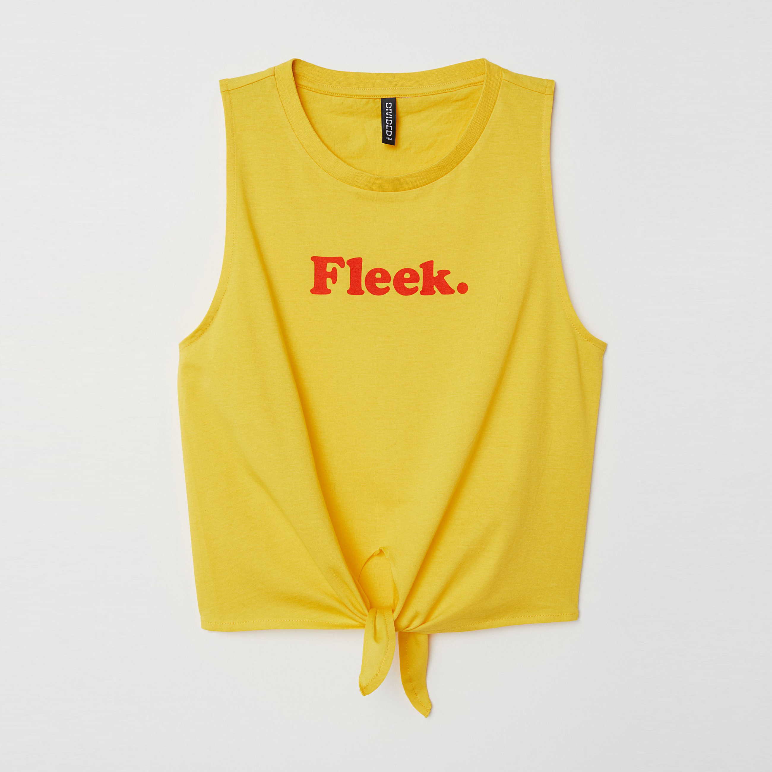 

Топ H&M 5988117 XXS Желтый Fleek