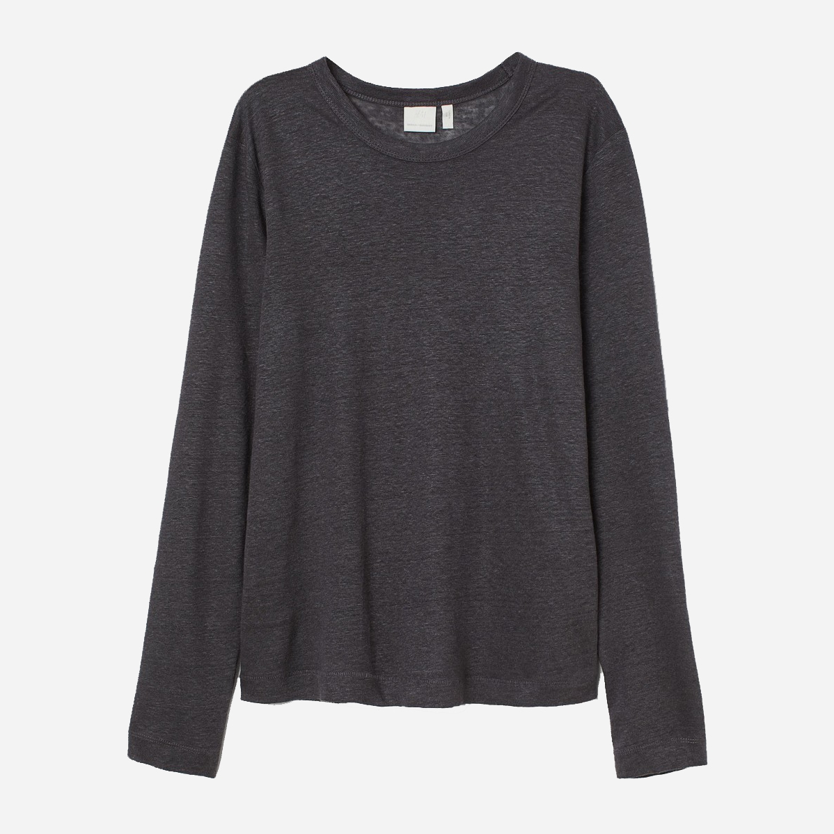 

Лонгслив H&M 0767225 S Темно-серый