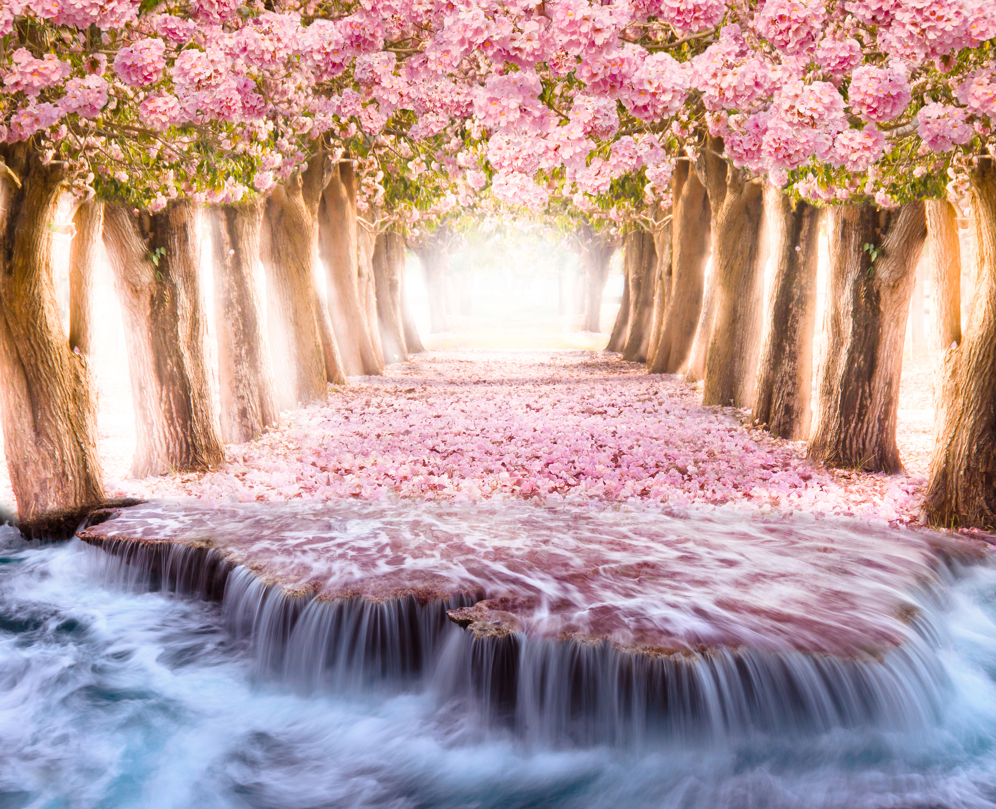 

Фотообои 3D '3D водопад' (3743) , Мелкий песок