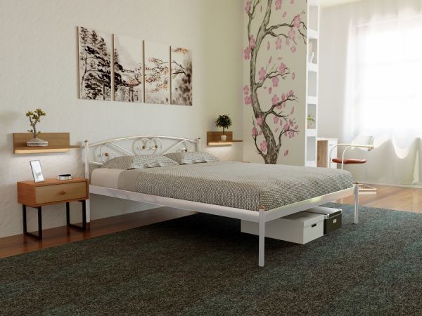 

Кровать Милана 1 Метакам Алюминий 140х200