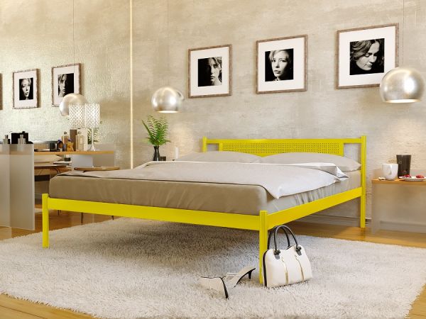 

Кровать Флай Нью 1 Метакам Желтый 160х200