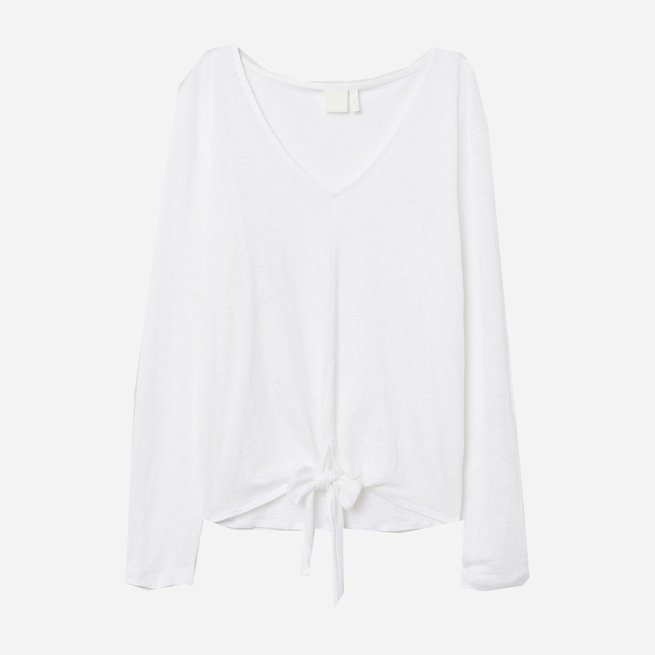 

Лонгслив H&M 0708428 M Белый