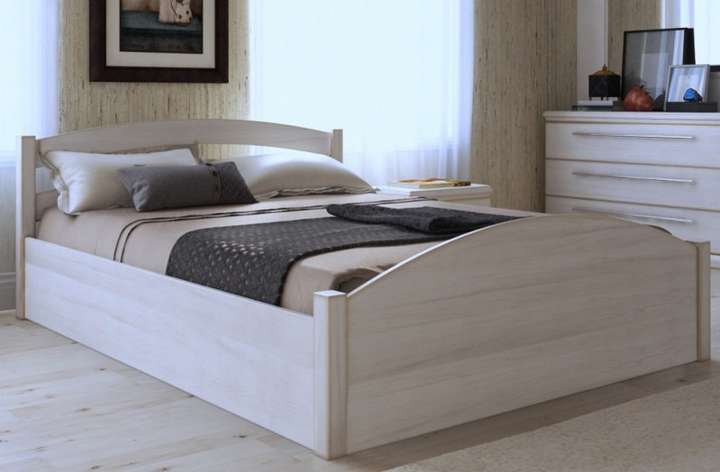 

Кровать ARTmebli Вероника с П/М 160х190 Б100 белоснежный