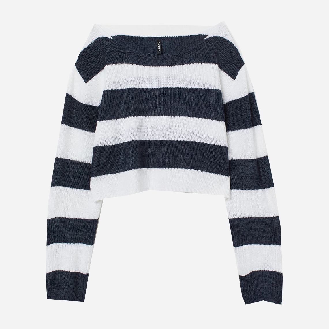 

Джемпер H&M 0741249_бел.пол S Темно-синий