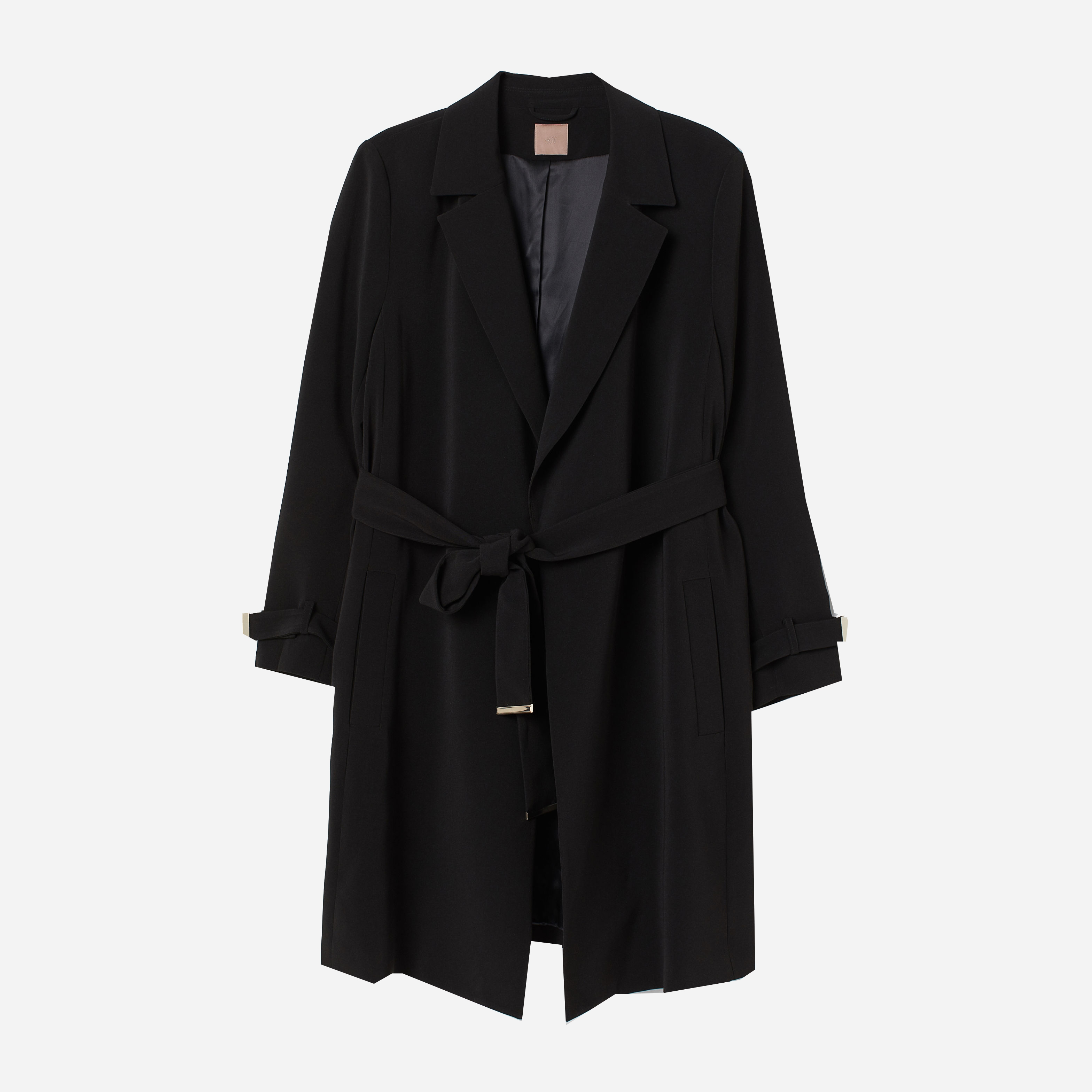 

Пальто H&M 0725279_без пояса 44/46 Черное