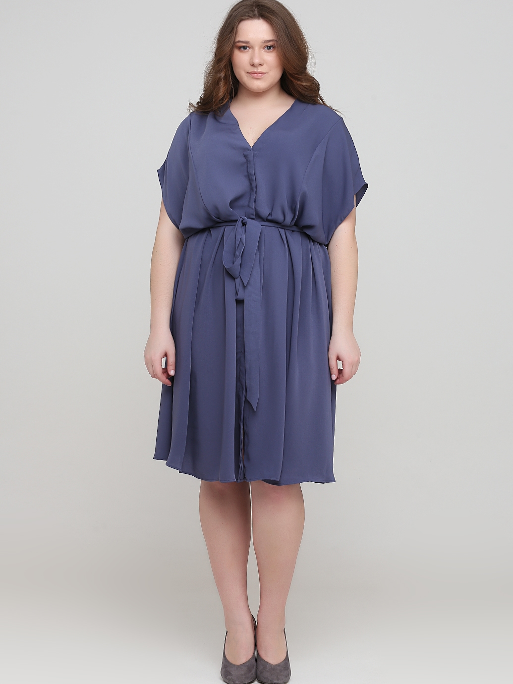 

Платье H&M 0-1370_син.пояс 3XL Синее