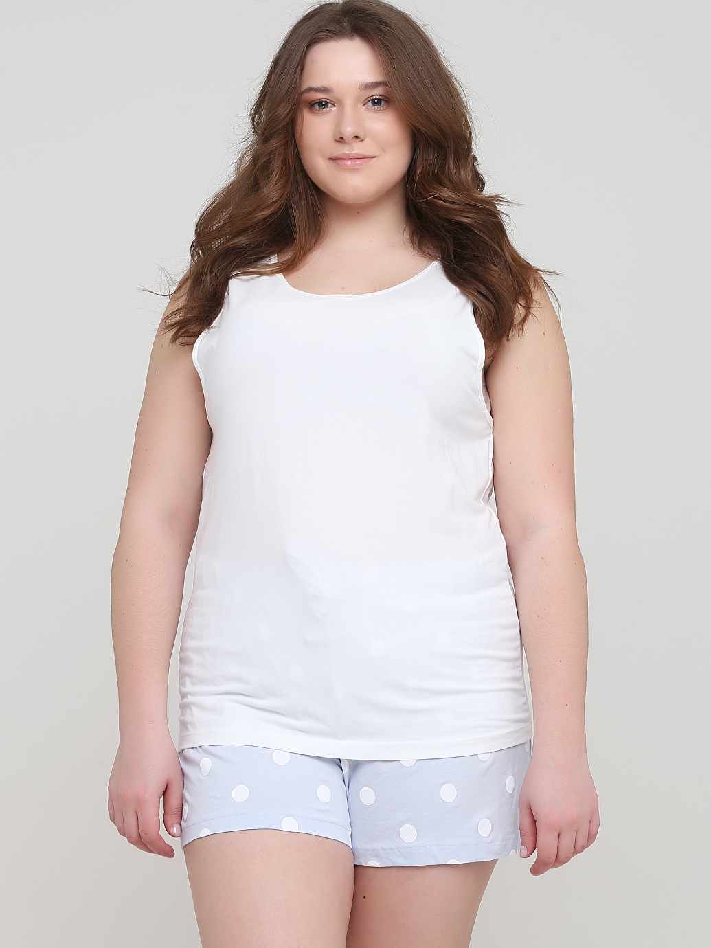 

Майка пижамная H&M 0874167 XL Белая