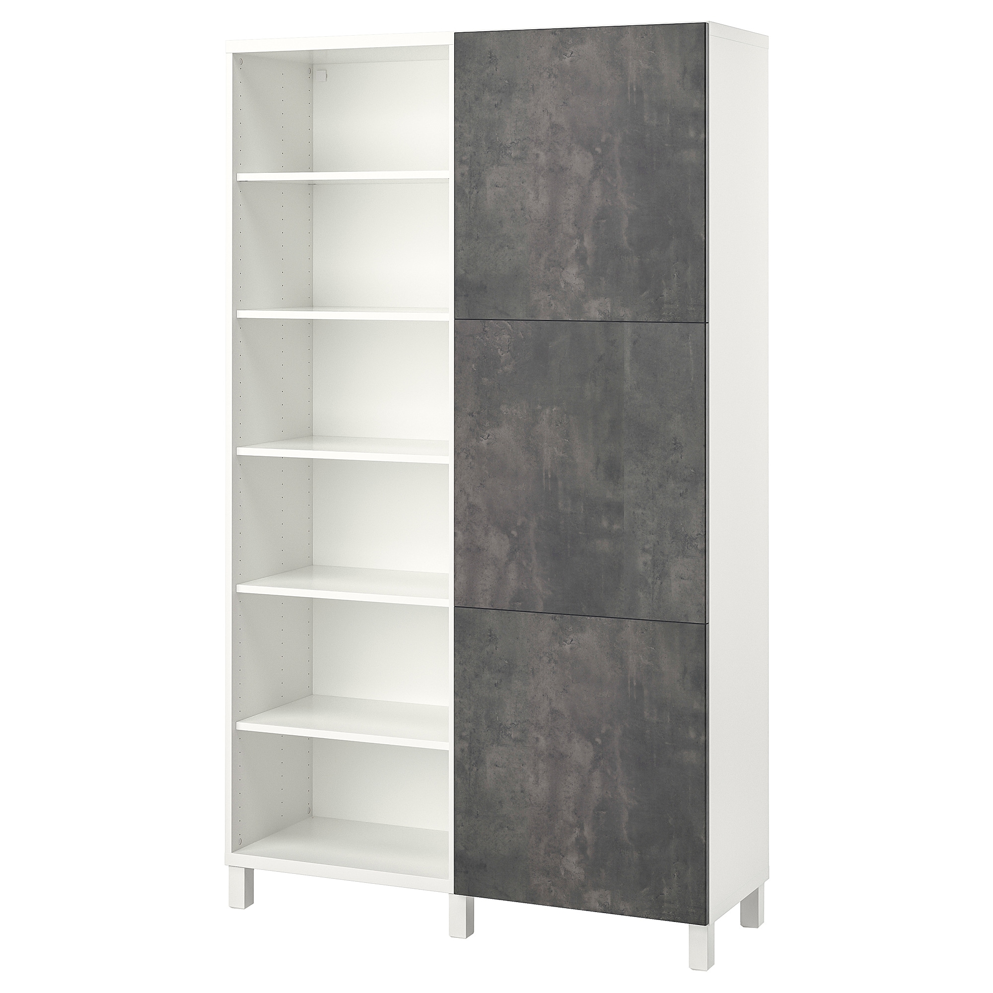 

Комбинация для хранения с дверцами IKEA БЕСТО белый 093.050.68