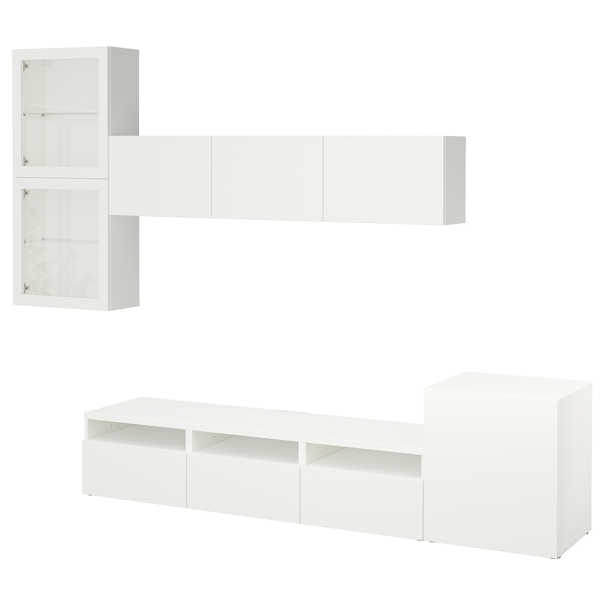 

Шкаф для ТВ IKEA БЕСТО белый 193.308.78