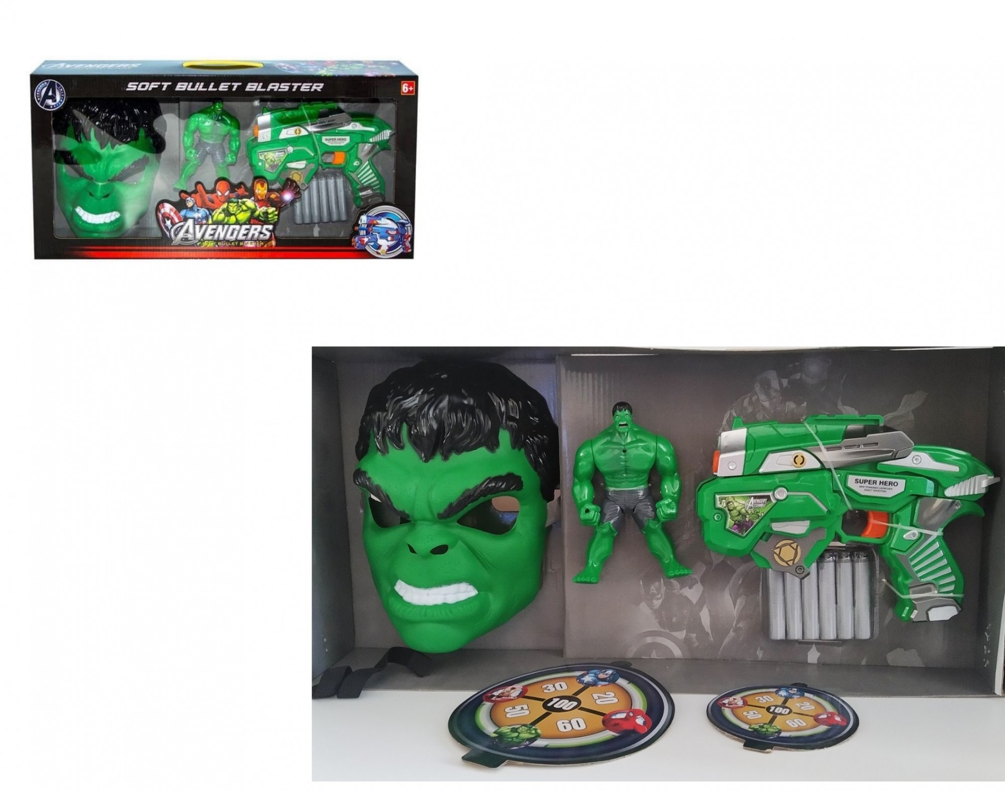 

Игровой набор супергероя Marvel Халк 0493