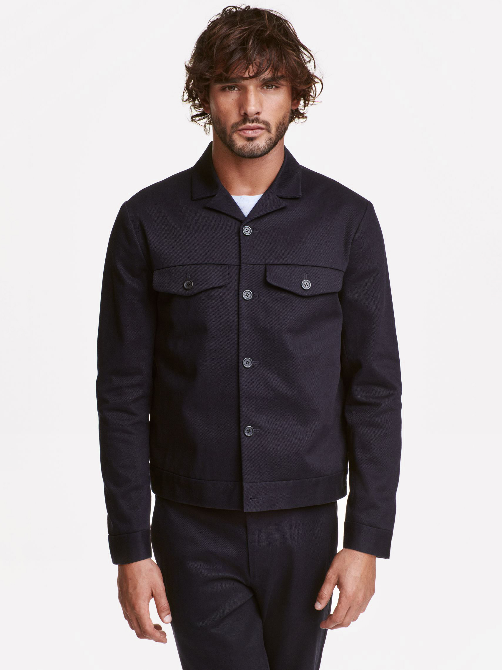 

Куртка H&M 1002-4263014  Темно-синяя, Куртка H&M 1002-4263014 44 Темно-синяя