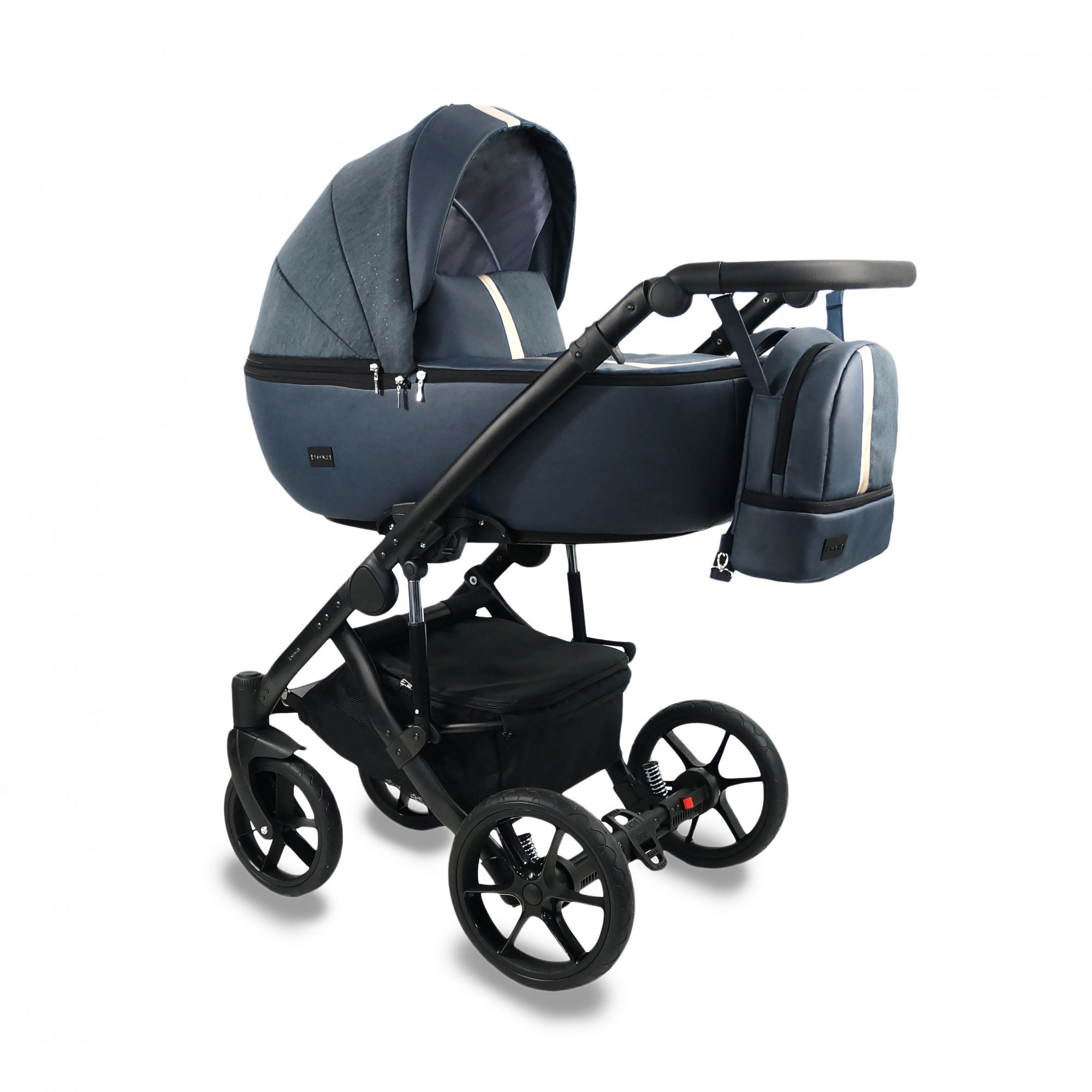 

Дитяча коляска 2 в 1 BEXA AIR dark blue