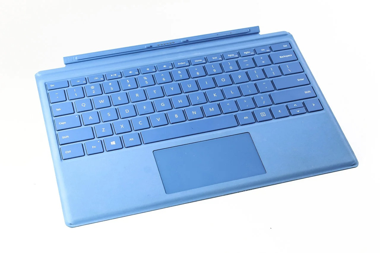 

Клавиатура Microsoft Type Cover Surface Pro3 4 1725 Model Б/У голубой