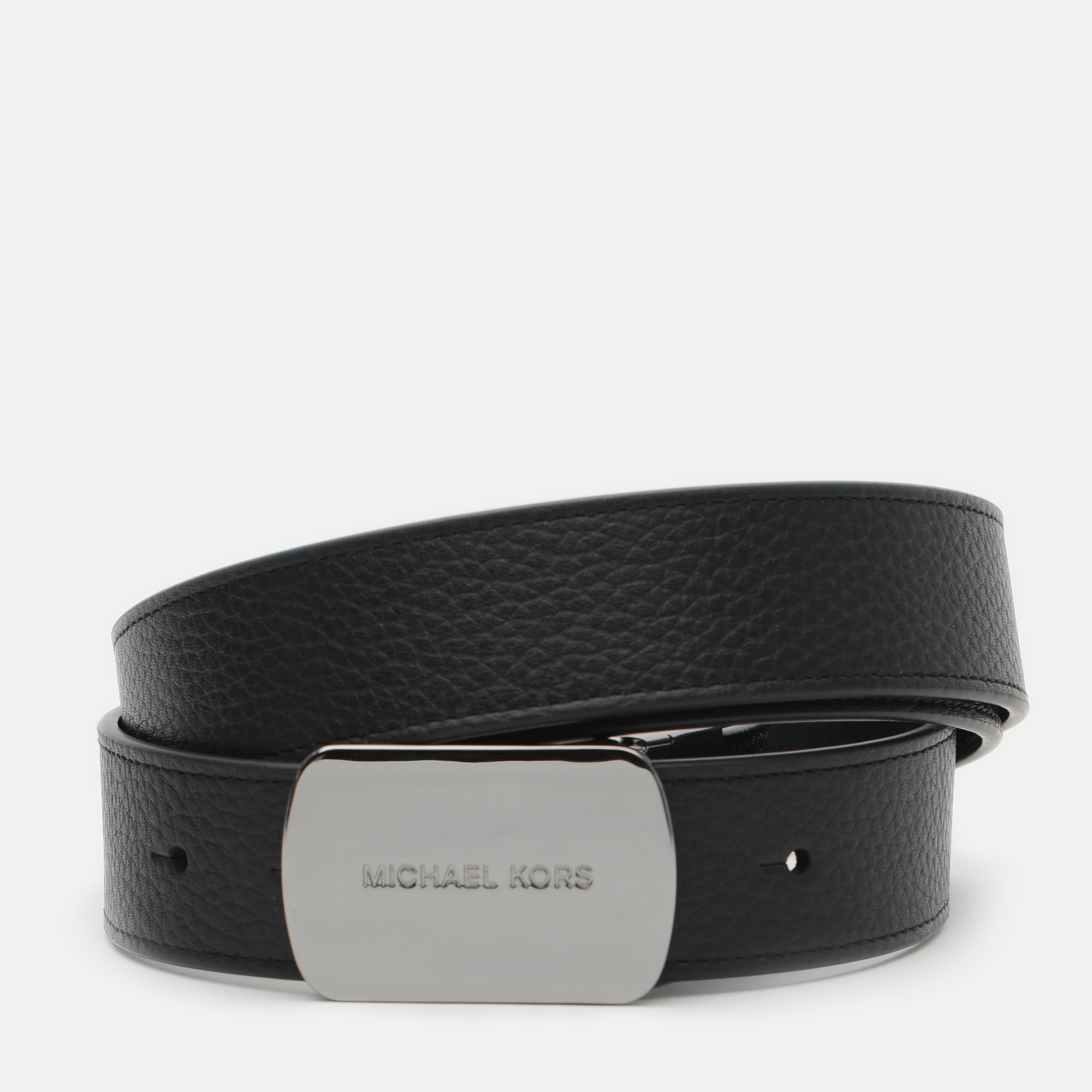 

Ремень мужской кожаный Michael Kors 34Mm Ctfr Plaque Belt 39S0LBLY1L-001 Black