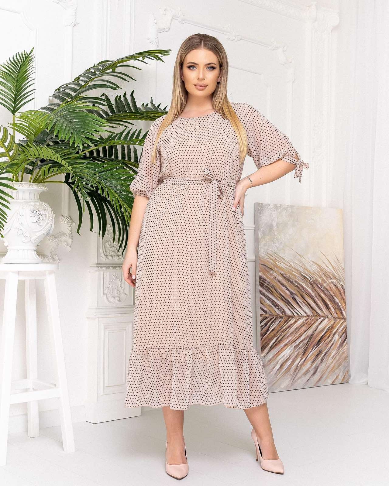 

Платье в горошек Asphodel 52 2XL