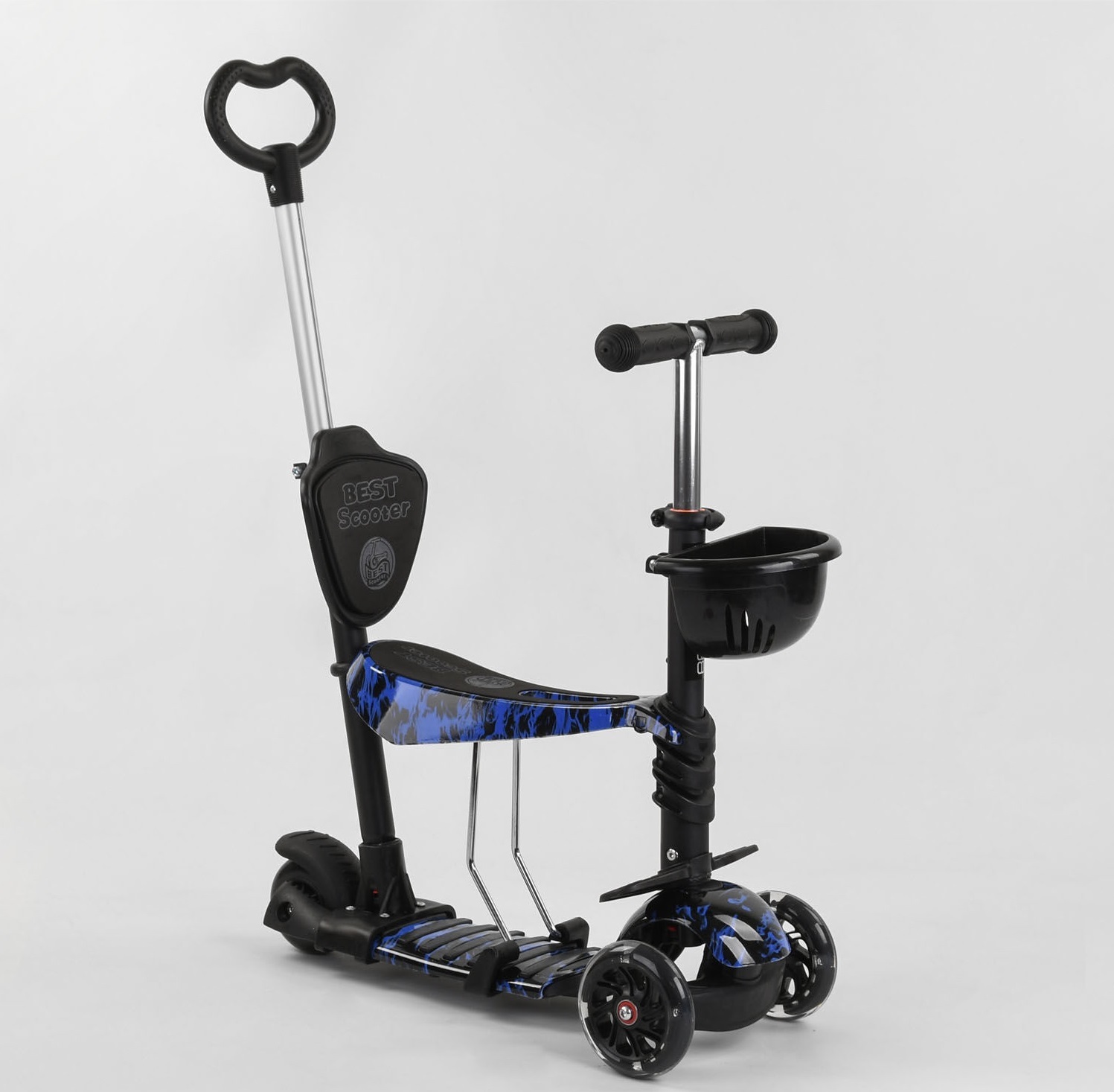

Самокат 5 в 1 Best Scooter 18496 Black / Blue (18496)