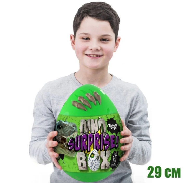 

Набор креативного творчества Danko Toys Яйцо динозавра "Dino Surprise Box" (29 см. маленькое, зелёное)