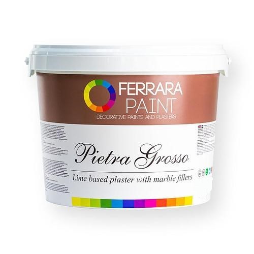 

Декоративная штукатурка Ferrara Paint Pietra Grosso White 15 кг