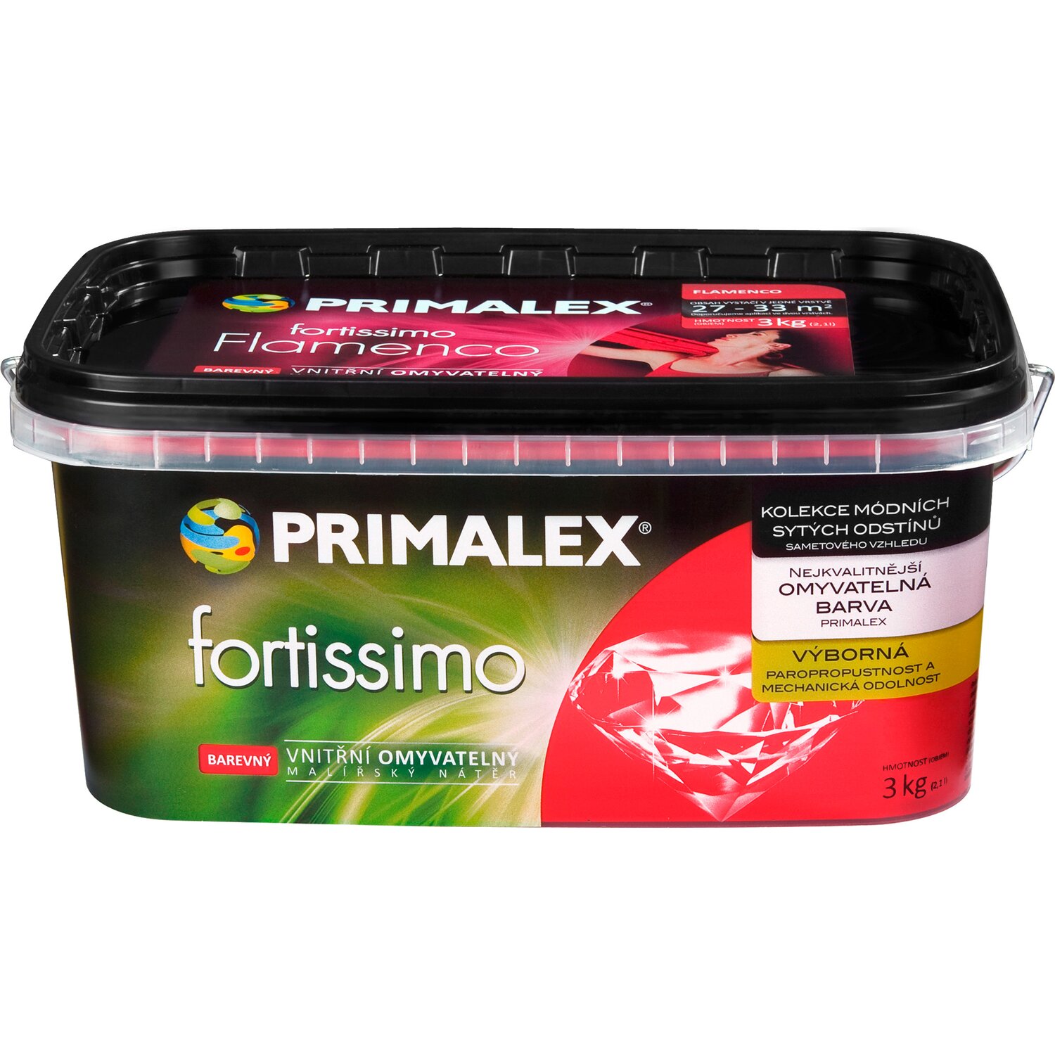 

Известковая краска Primalex Fortissimo Color Flamenco 3 кг