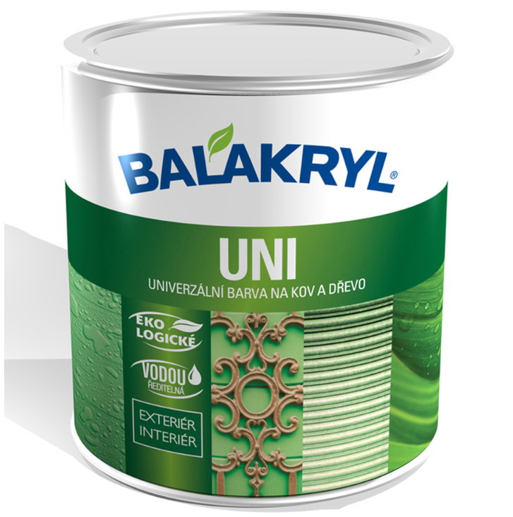 

Краска для дерева и металла Balakryl Uni Satin Серая 0,7 кг