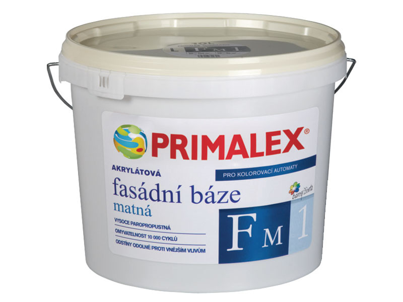 

Фасадная краска Primalex Fasad FM1 D полупрозрачная 10 л
