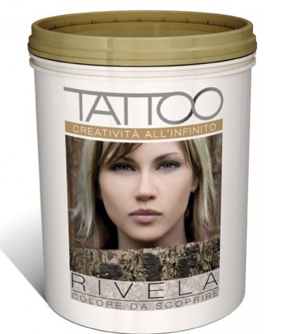 

Декоративная лессирующая краска Tattoo Rivela Argento 3 л