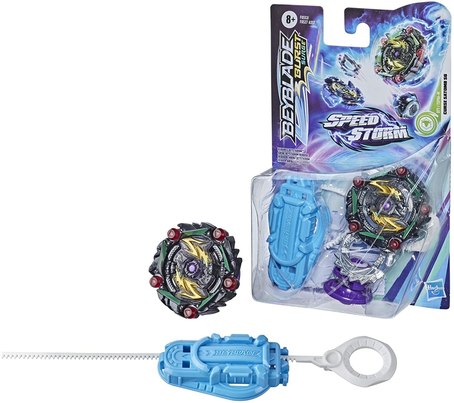 

Бейблейд Заклинатель Сатомб S6 Beyblade Speedstorm Curse Satomb S6 Hasbro F0553