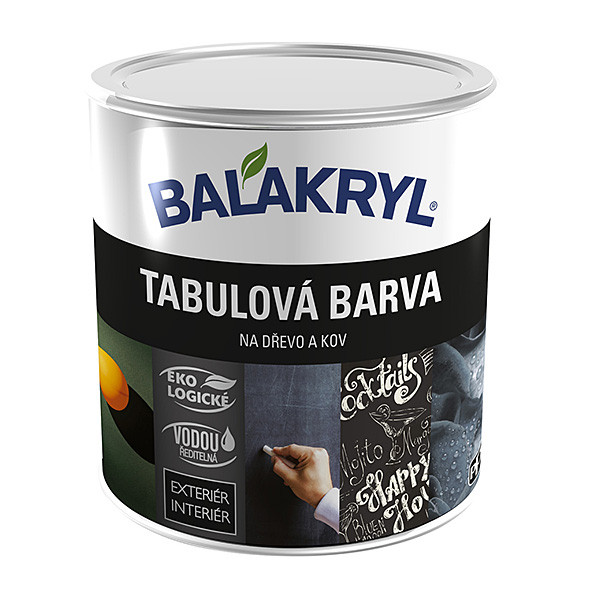 

Грифельная краска Balakryl Tabulova Barva чёрная 0,8 кг