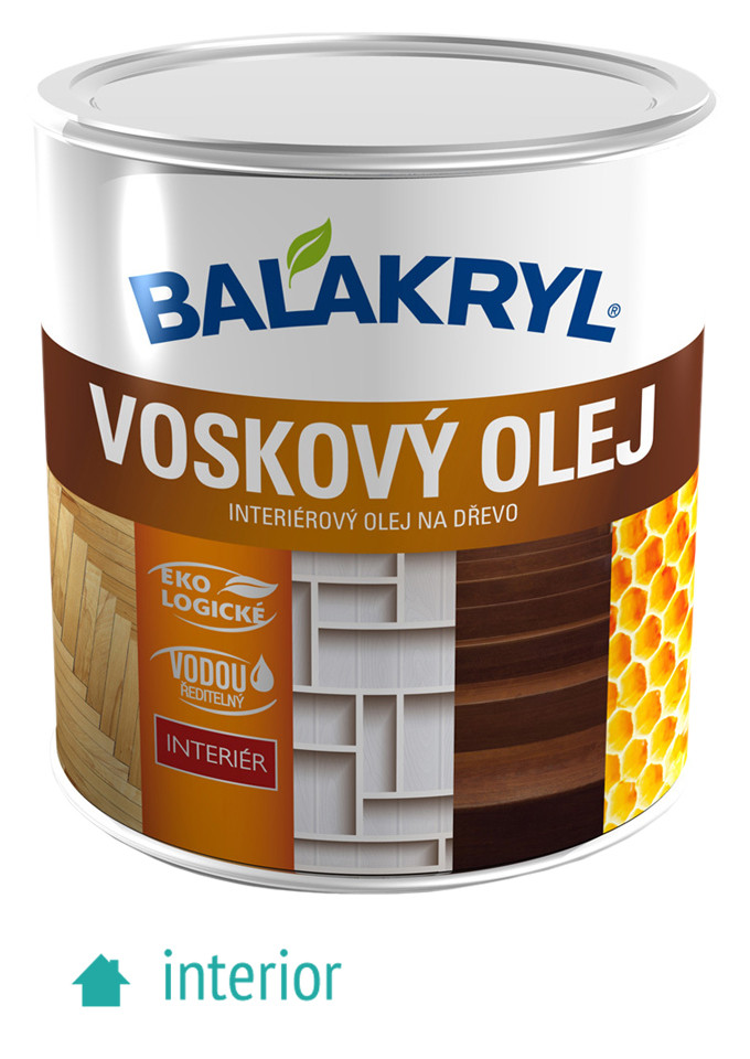 

Восковое Масло для дерева Balakryl Voskovy Olej Белый дуб 2,5 л