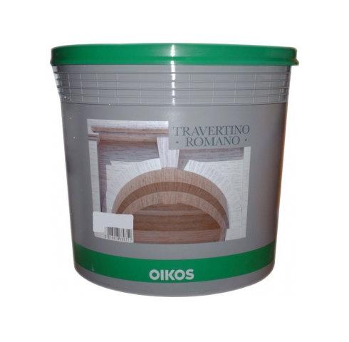 

Декоративная штукатурка Oikos Travertino Romano Naturale White 5 кг