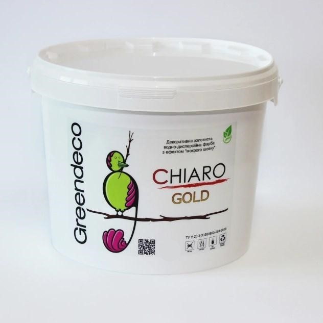

Краска с эффектом шелка Greendeco Chiaro Gold 5 л
