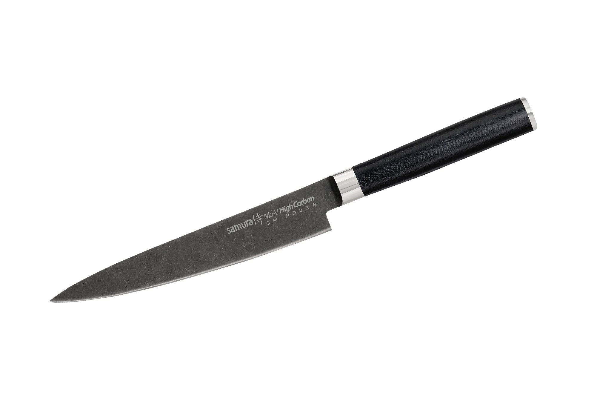 

Нож кухонный универсальный Samura MO-V Stonewash 150 мм (SM-0023B)