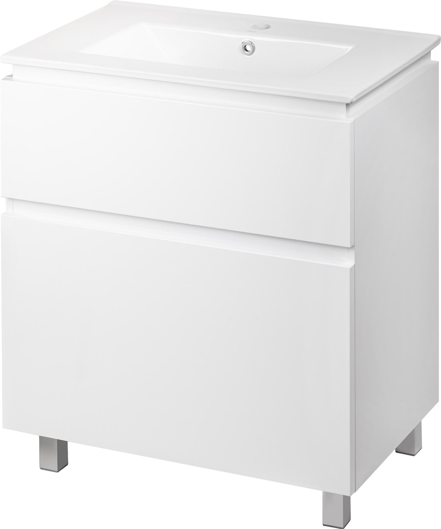 

Тумба напольная Qtap Albatross с умывальником QT0171TN800D3080CW
