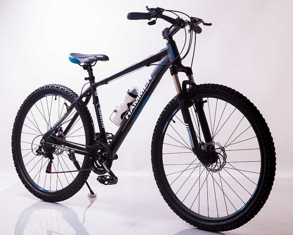 

Гірський велосипед HAMMER S200 29’’ Рама 19’’ Чорно-синій обладнання Shimano