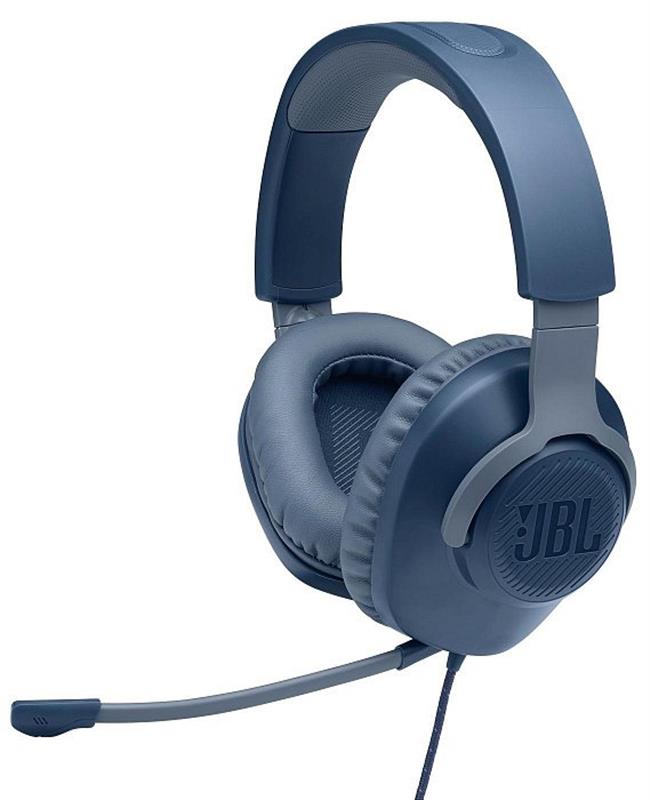 

Игровая гарнитура JBL Quantum 100 Blue (JBLQUANTUM100BLU)