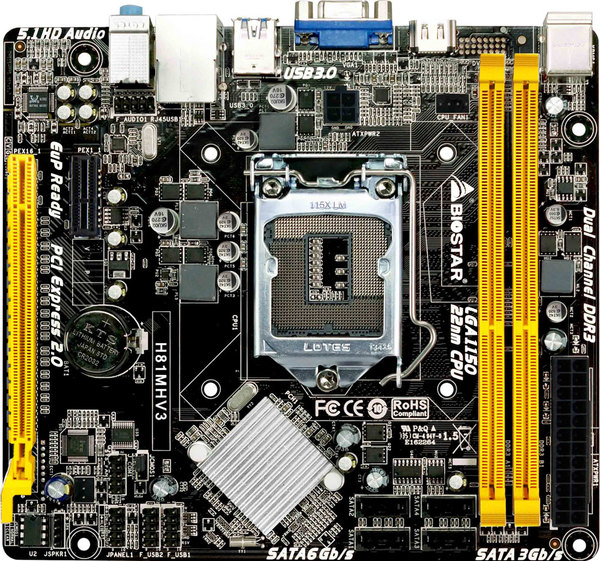 

Материнская плата Biostar H81MHV3 Socket 1150