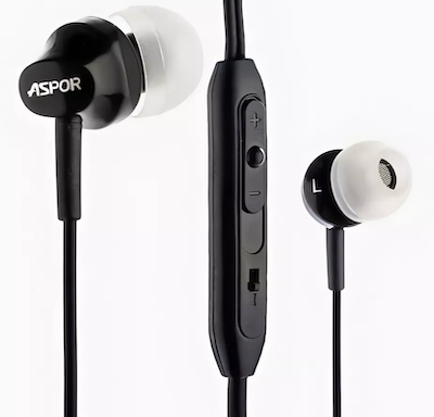 

Гарнитура Aspor A201 Black (965008)