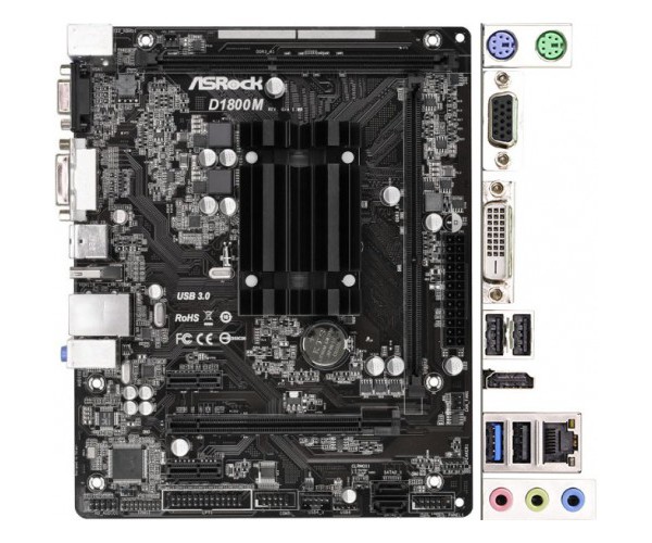 

Материнская плата ASRock D1800M mATX