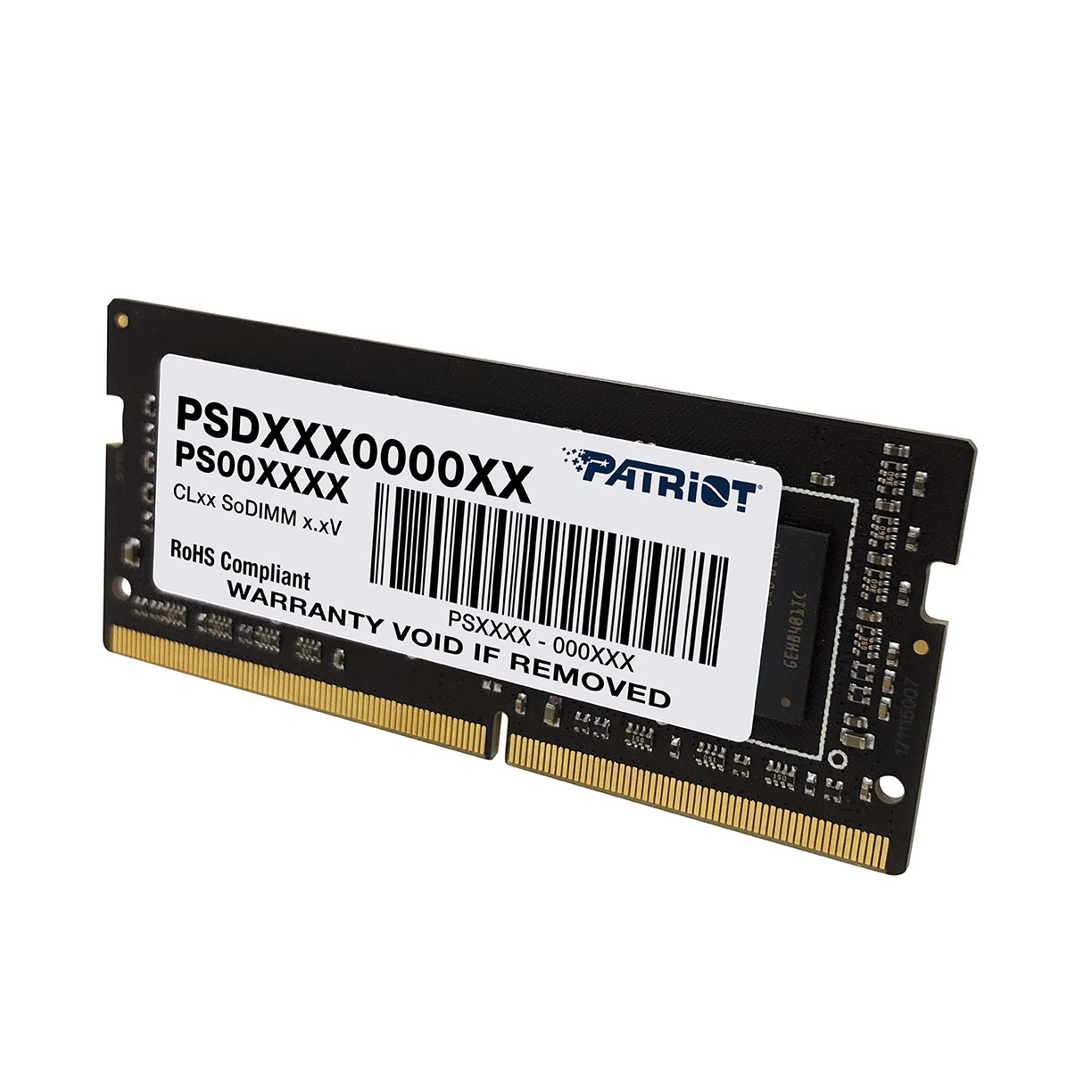 

Оперативная память DDR4 Patriot SL 4GB 2666MHz CL19 SODIMM (PSD44G266681S)