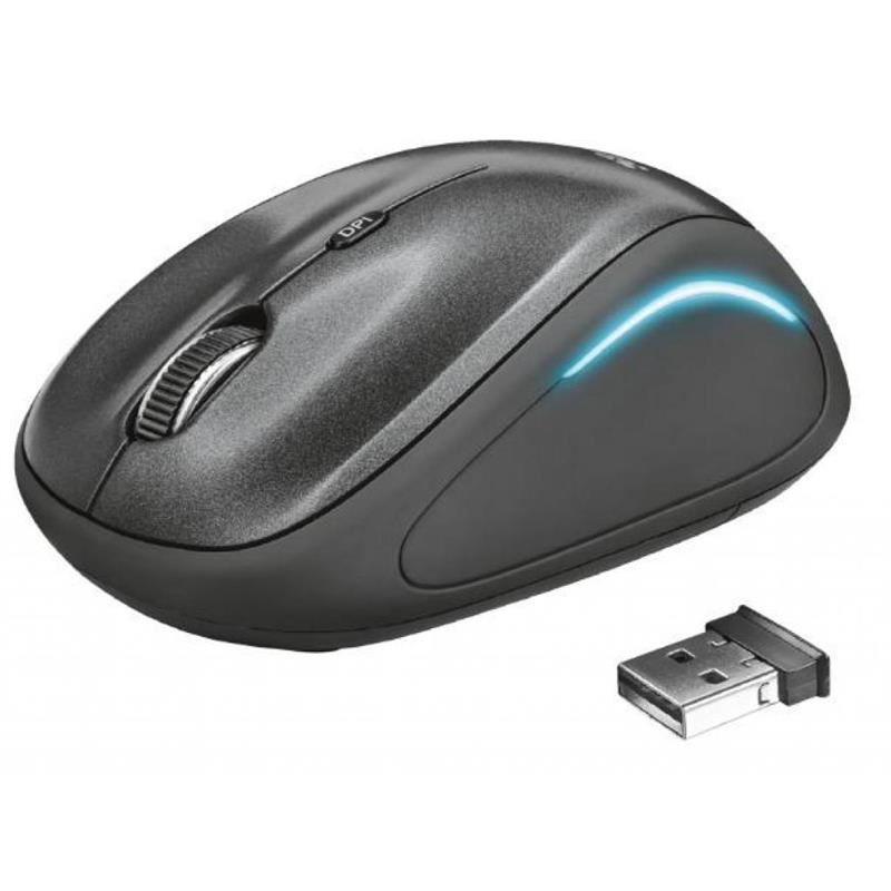 

Мышь беспроводная Trust Yvi FX (22333) Black USB