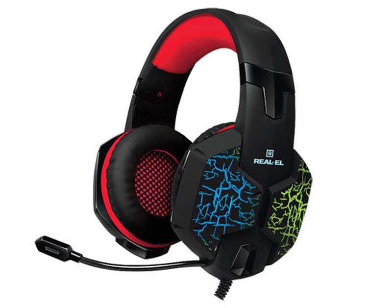 

Гарнитура REAL-EL GDX-7750 Black/Red UAH