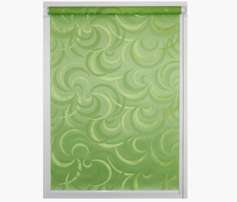 

Рулонные шторы SPS-MARKET Фестиваль 700 зеленый 70х120 см